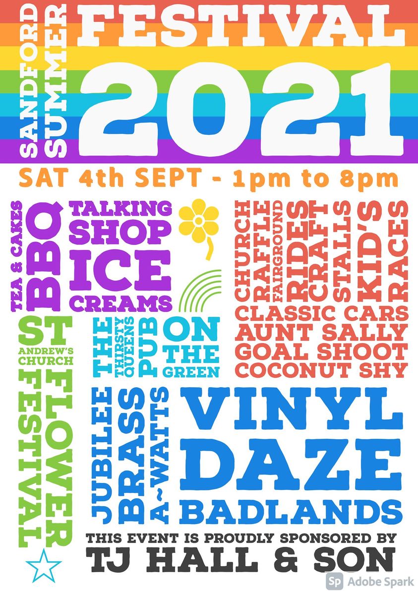 TalkingShopSand's tweet image. Save the date! Sandford Summer fete is on on Saturday, September 4th. facebook.com/events/2464132…