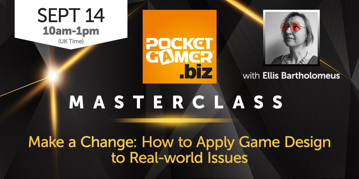 make a change - masterclass this september, last chance for early bird! pocketgamer.biz/pages/mastercl…
