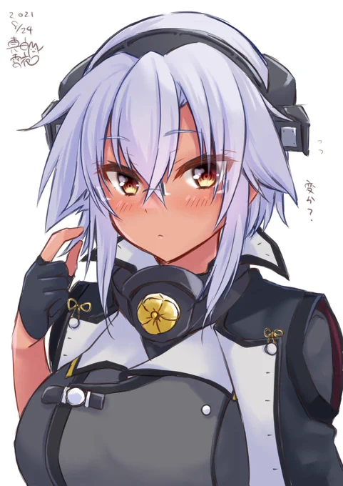 流行りに乗って武蔵しゃんをショートカットにしてみました(`・ω・') 