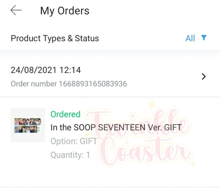 twinklecoaster's tweet photo. #TCPH_PROOFS
Purchase proof for SVT In The Soop Photocard Set π€
We will also share the c0oking vids for Carats! π
7 members are still available to purchase!
ORDER LINK:
https://t.co/qkdIJfRhxp
π·svt in the soop pc official https://t.co/5TvQYWiTak