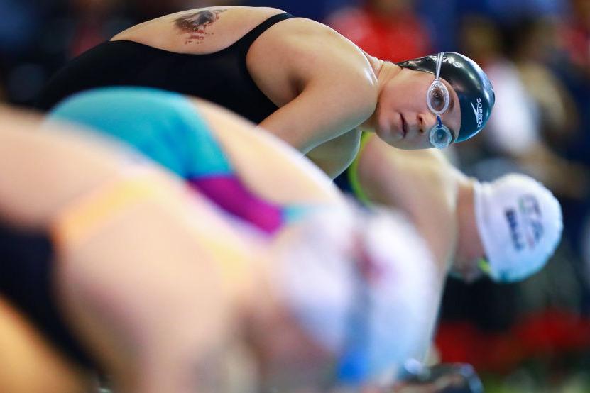 Rebecca Meyers competes in the Women's 400 m Freestyle S13 during day 4 of the Para Swimming World Championship in Mexico City, Mexico on November 5, 2017. © 2017 Hector Vivas/Getty Images