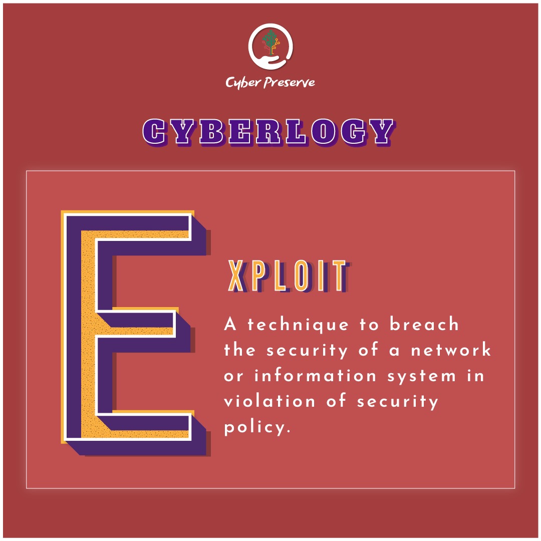 Celebrating Cyberlogy Tuesdays with the letter 'E'.

It's #cyberlogytuesday

#cybersecurity #cyberpreserve #cyberawareness #cyberjobs #cybermentorship #cybersafety #informationsecurity #mentorship #creatorsforchange #cybernews #security #privacy #cyberlogy #cyberlearning