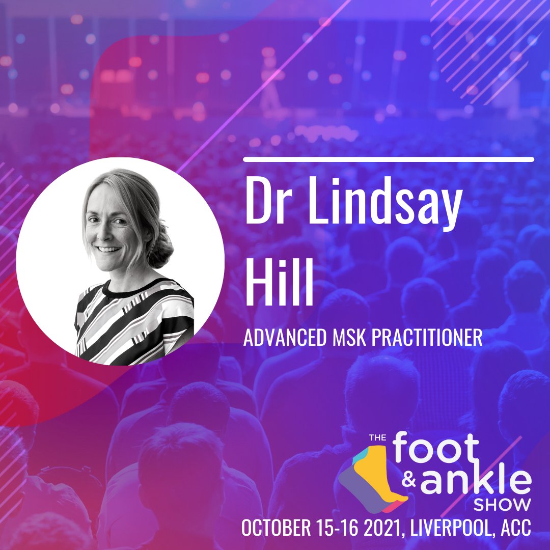 Introducing one of our main stage speakers, Dr Lindsay Hill who will be presenting her talk "Menopause and the female athlete – conversations that we don’t have but should" at the upcoming Foot and Ankle Show this October. fashow.co.uk