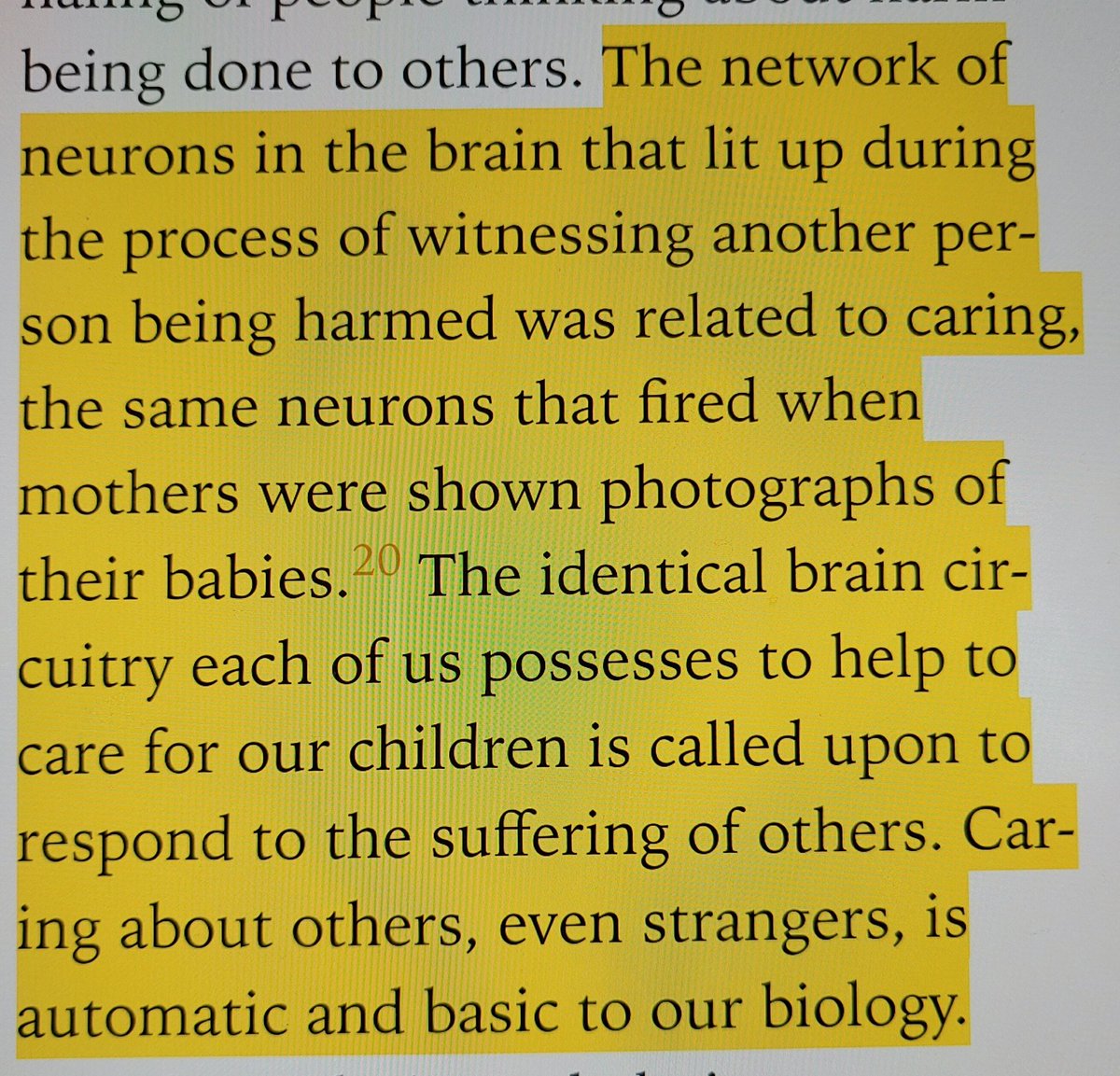 Is this our basic problem, that most of us care but a few are basically inhuman?