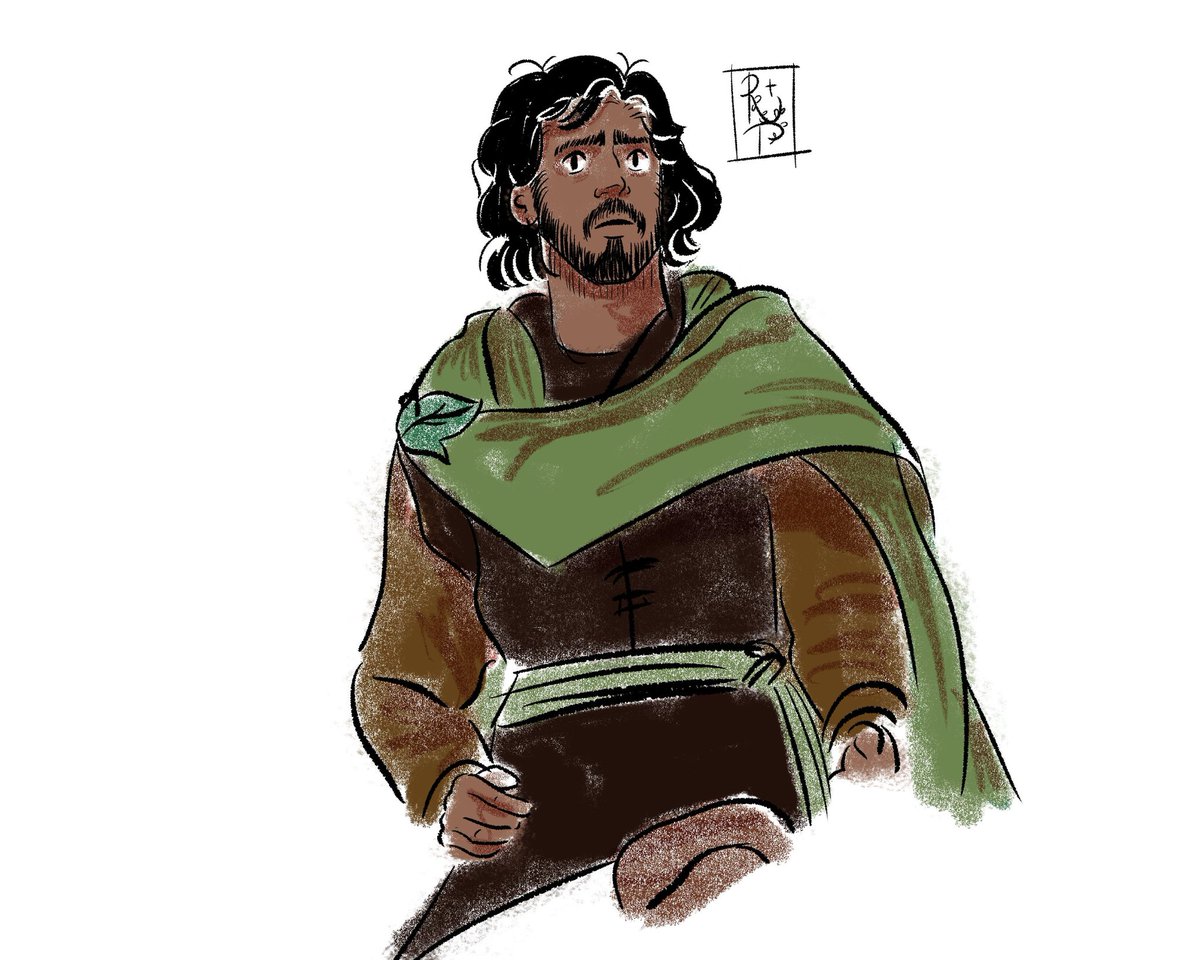 parsleysageart's tweet image. @transaragorn asked for this a while back and I sketched it so have this for your aragorn/dev fix 🤠
