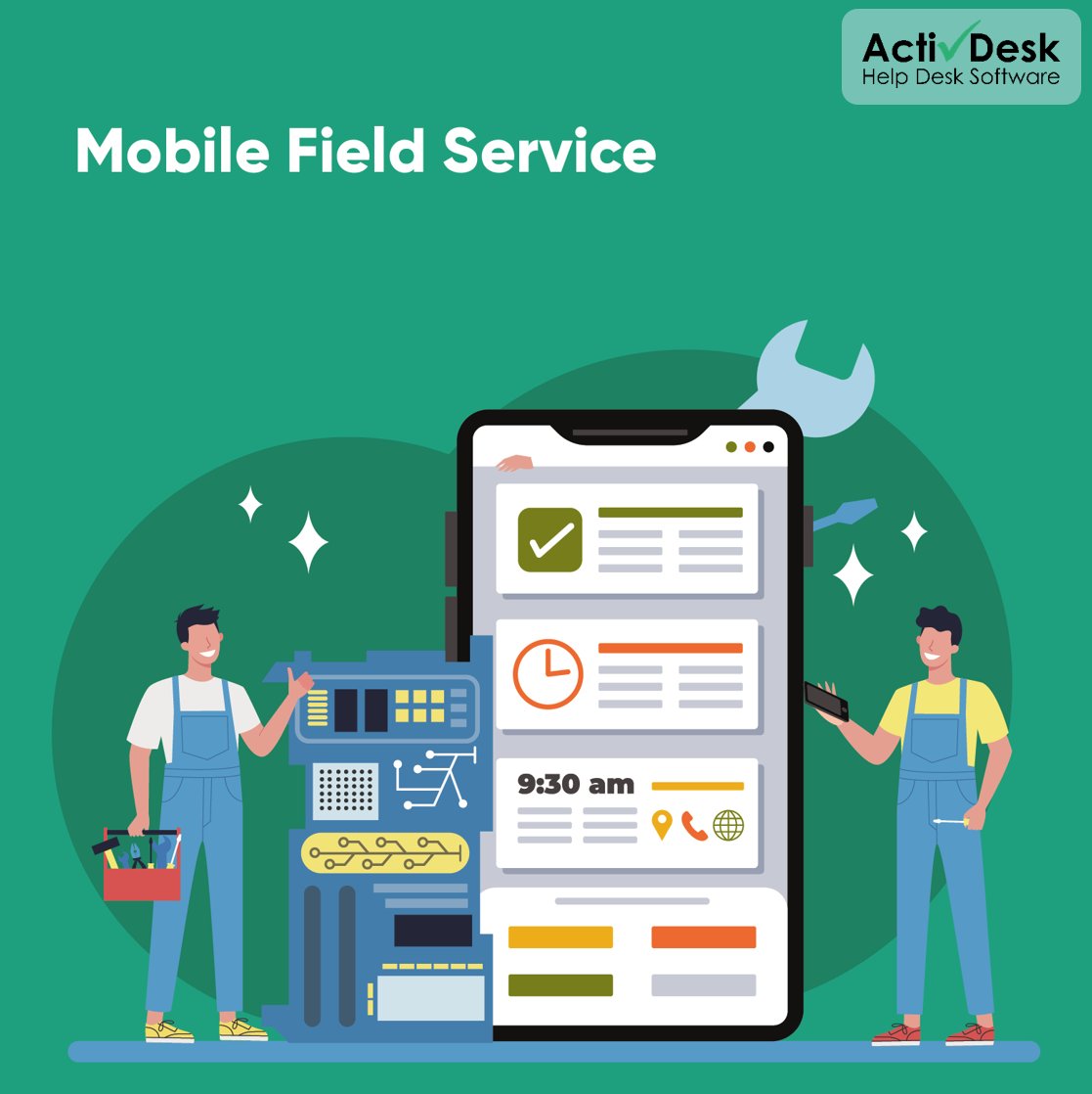 DeskActiv's tweet image. Field engineers can be assigned tasks &amp;amp; they can update everything on the go and provide quick resolution to customers #fieldservice #mobilefieldservice #serviceonthego #customerservice #ActivDeskHelpDeskSoftware