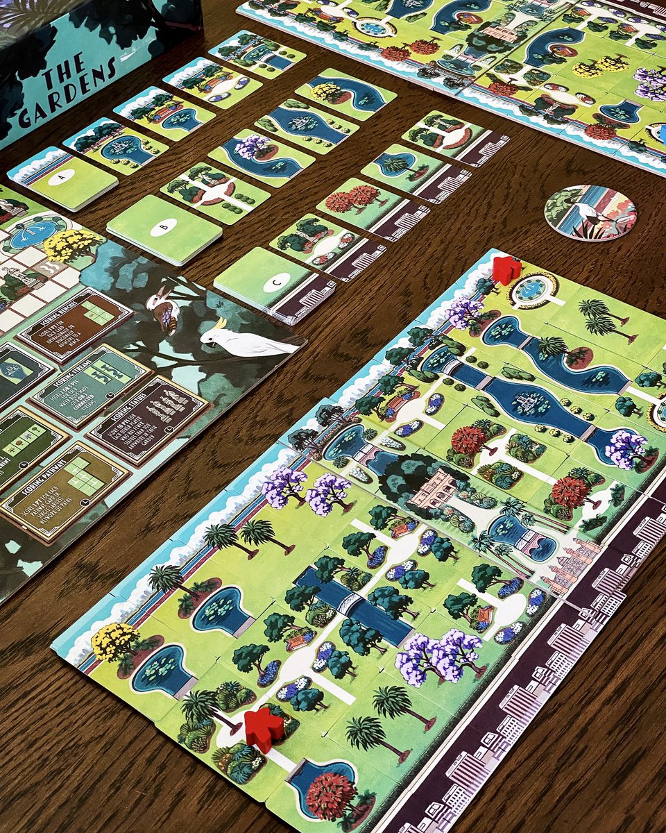 The Gardens is a BLAST!! This GORGEOUS card drafting game is not only stunning, but also has plenty to think over. I LOVE that there’s different ways to score points—both during the game AND at final scoring. Can’t wait to play the final production. I’m already quite impressed🌿