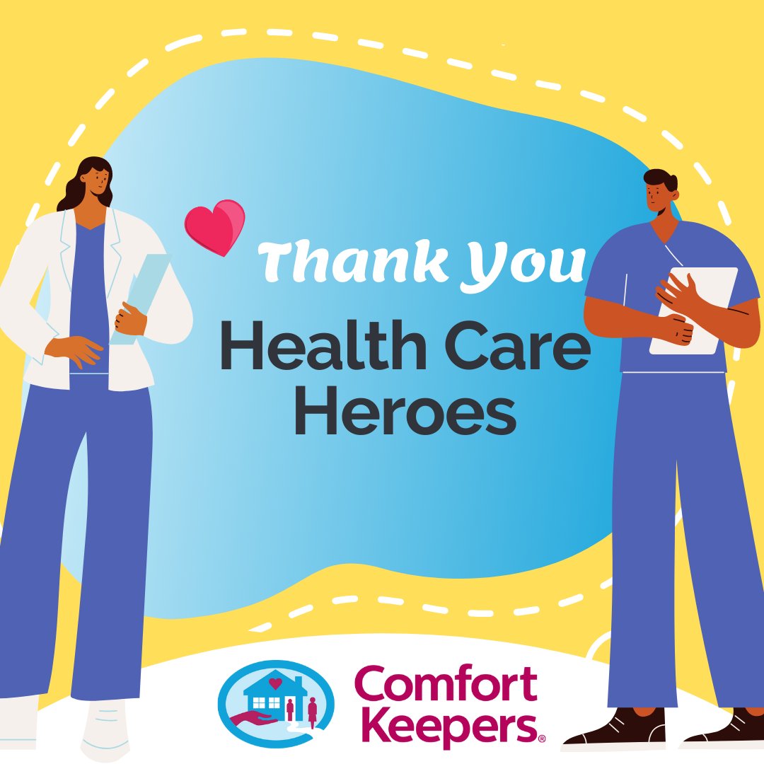 BG_Comfort_Keep's tweet photo. This week is Health Care Heroes Week in Kentucky! We just want to say big THANK YOU to all of those health care heroes, and especially thanks to our Caregivers at Comfort Keepers for all of their hard work each and every day 🦸‍♀️ https://t.co/4e9uSh8Qtj