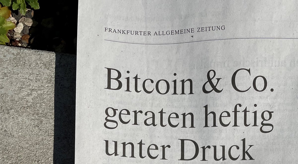 Urlaubsfoto II: Gestern hatte ich es mit #CentralBanks, die unter Erklärungsdruck geraten. #bitcoin geraten nun unter Regulierungsdruck. Gut so! Ich habe nichts gegen #cryptocurrencies, aber wenn sie Geld sein wollen, dann müssen sie sich geltenden Regeln unterwerfen. So einfach!