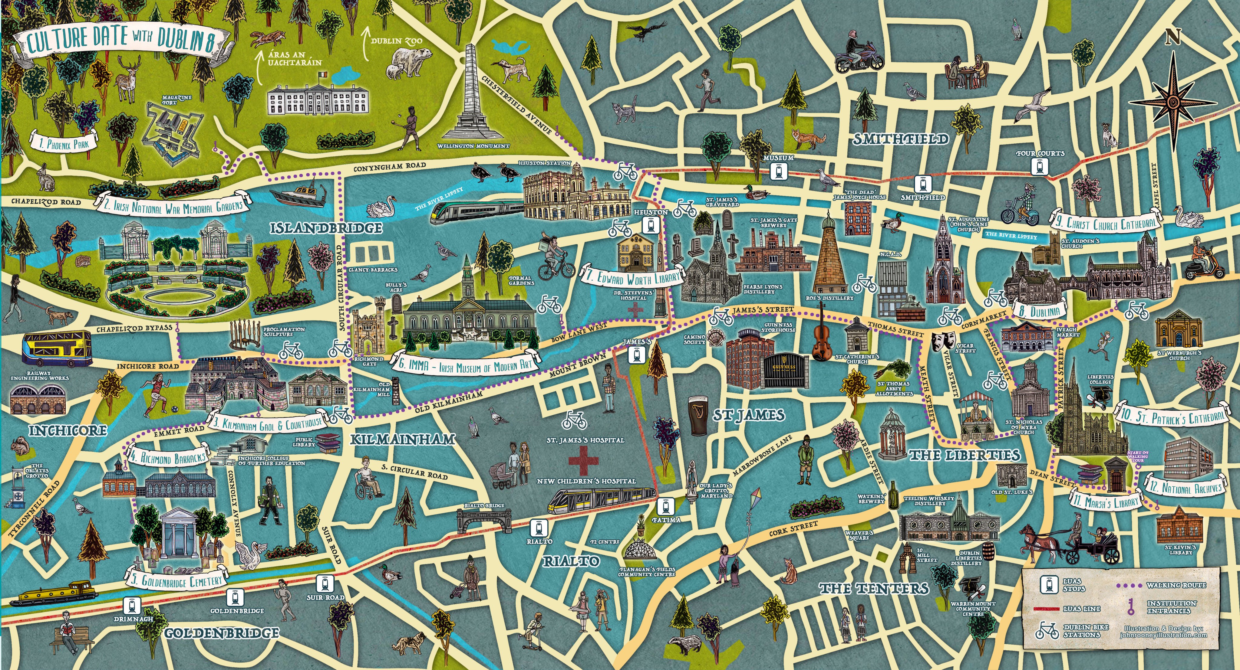 The Liberties Dublin Map The Liberties Dublin On Twitter: "Delighted To See This New Map Combining  All The Great Culture Abs Heritage Of The Liberties Kilmainham Inchicore  And Islandbridge. 🗺 📍🏛🕍👌" / Twitter