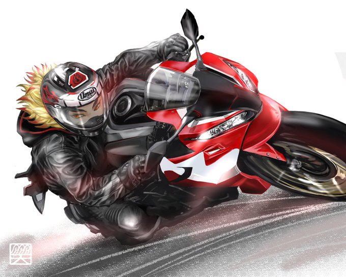 バイク乗りのtwitterイラスト検索結果 古い順