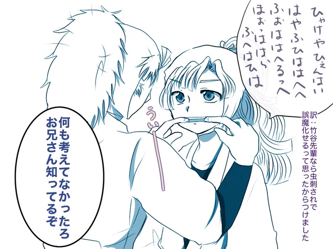 私だけが楽しい完全な蛇足

⚠️竹綾 