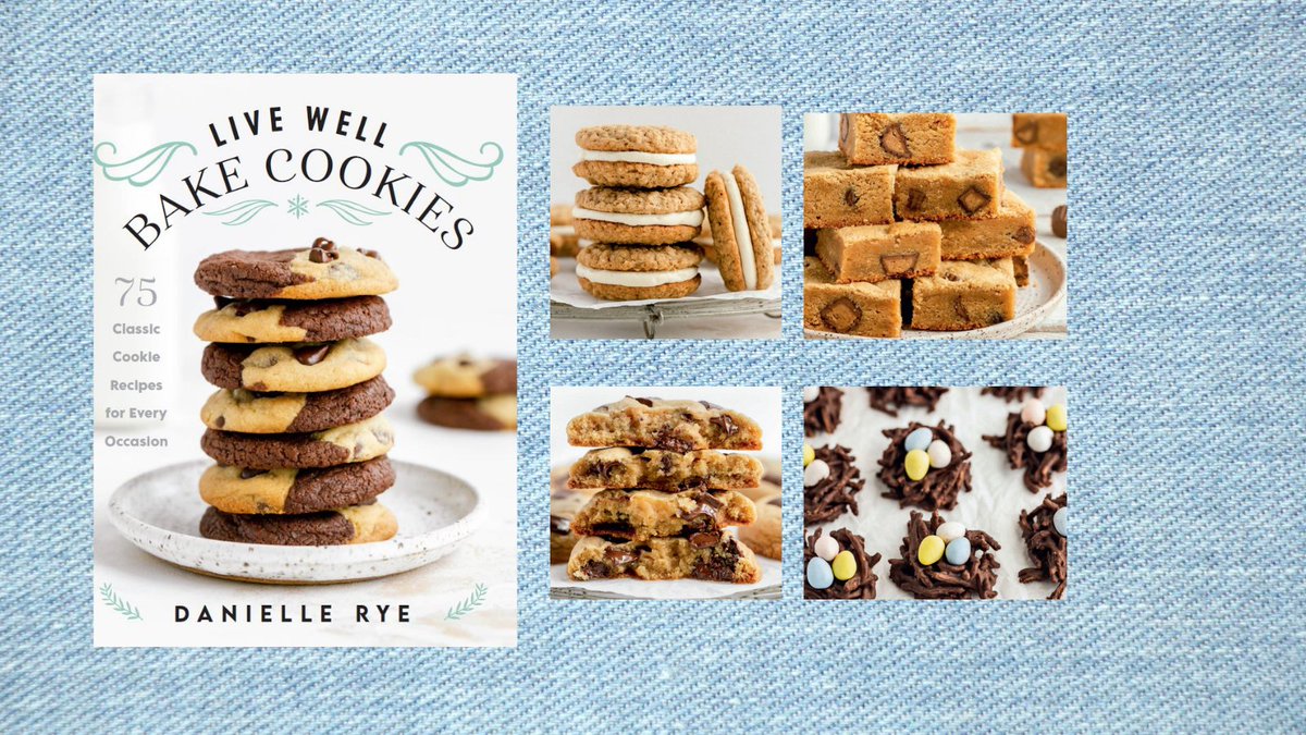 Now Available! Live Well Bake Cookies 🍪, by <a href="/livewellbake/">Danielle</a>, shares 75 cookie and bar recipes, including both classic favorites and soon-to-be classic favorites that are guaranteed to be the best you have ever had.

ow.ly/o7SB50FX2Fv

#cookies #baking  #dessert #foodie