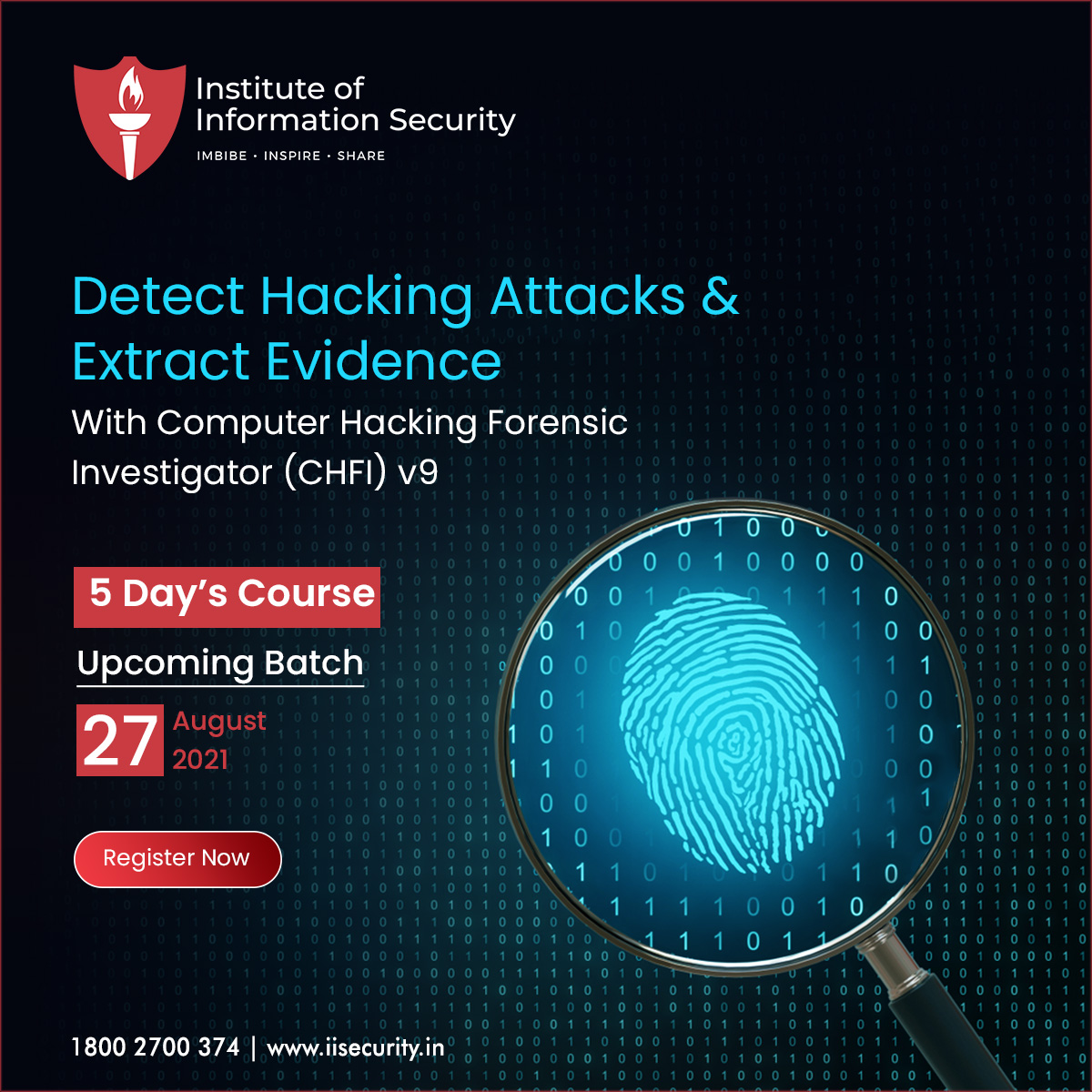 iinfosec's tweet image. Visit  bit.ly/3xZ4aNx to register for the Computer Hacking Forensic Investigator (CHFI) v9 Course, which will help you identify intruder footprints and gather the necessary digital evidence using forensically sound methods.
 
#CHFI #ComputerForensics #EvidenceAnalysis