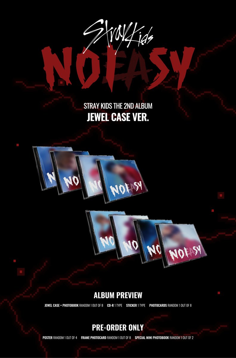 Kstuffph's tweet photo. [PH GO 🇵🇭]

Stray Kids - NOEASY (Jewel Case Ver.) 

💸 PHP 530 + LSF

DOO/DOP: AUG 28
🚢 NORMAL ETA

order form: https://t.co/WHKcNY2fHM

#KSTUFFGO https://t.co/Ac9S5ZVotG