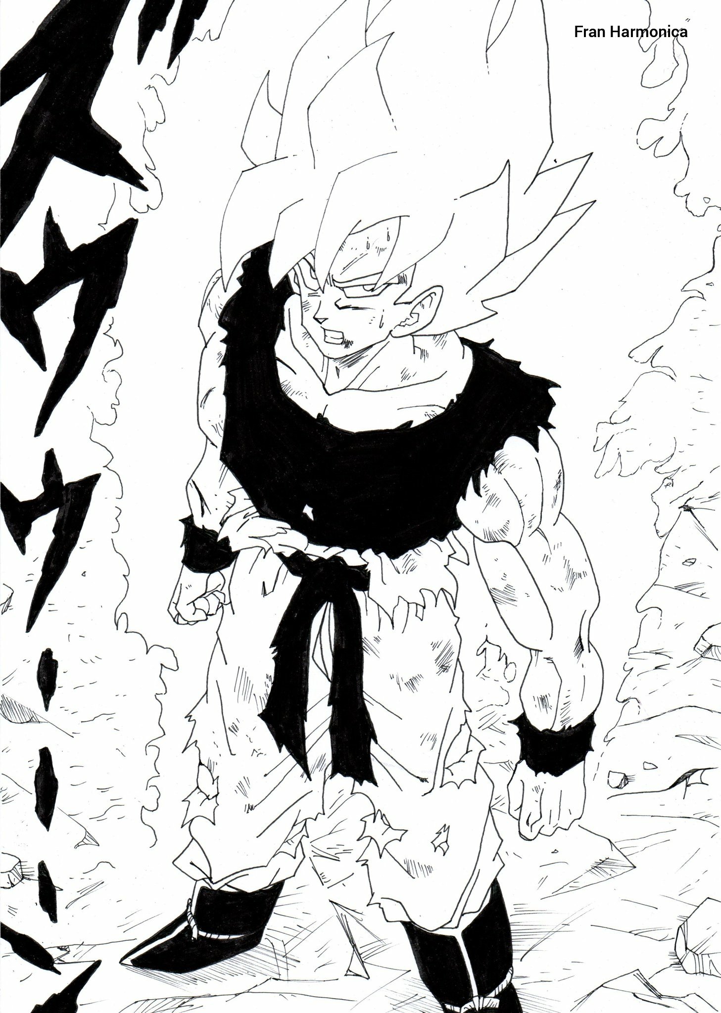 Goku Super Saiyajin 5  Dragon ball art goku, Anime dragon ball, Dragon  ball super manga