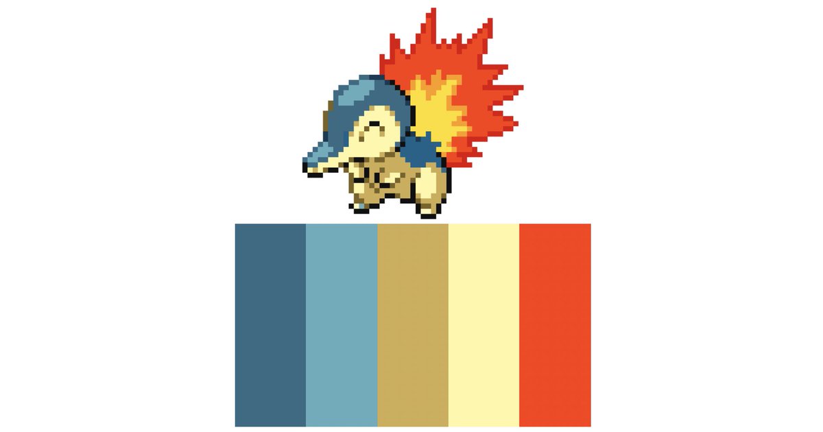Research tip: don’t scroll through color palette databases hoping to find the perfect one for your fig.

Just copy the sprite of your favorite Pokémon into PowerPoint, select the eyedropper tool, and…