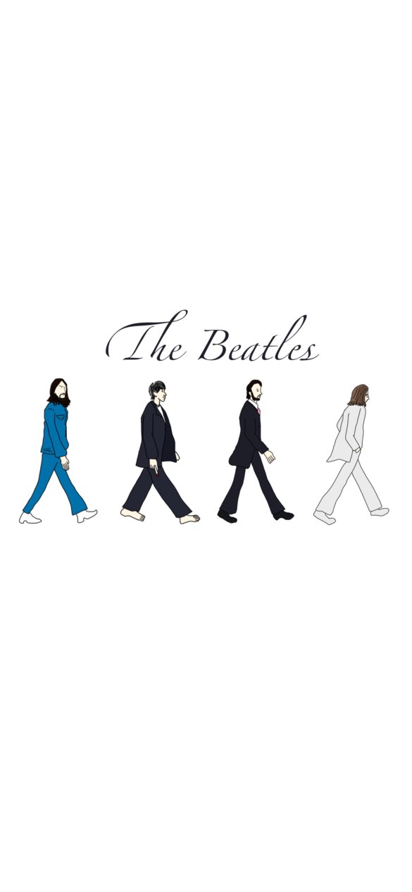 俺日記 わたしのiphoneの待ち受け ビートルズの気分だぜ イラスト Illustration Beatles ビートルズ 待ち受け T Co Osodyumtqf Twitter