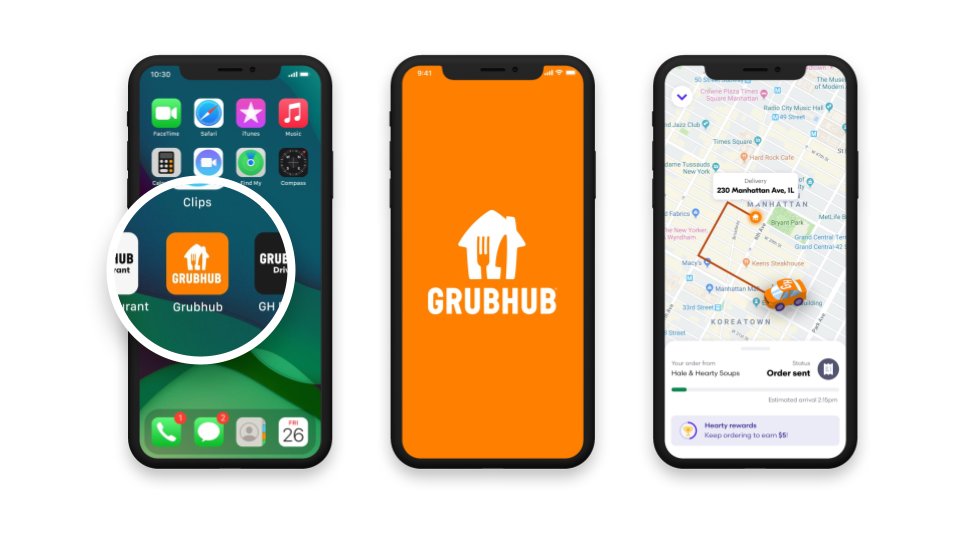 JustEatTakeaway's tweet photo. Grubhub goes #orange today as part of the single-brand identity across all of our #JET markets. To celebrate, we’re treating every diner in NYC, Chicago, and Boston to dinner from their favorite local restaurants🧡 Read more: https://t.co/efqqIq8gpd https://t.co/rEGZFdgHL3