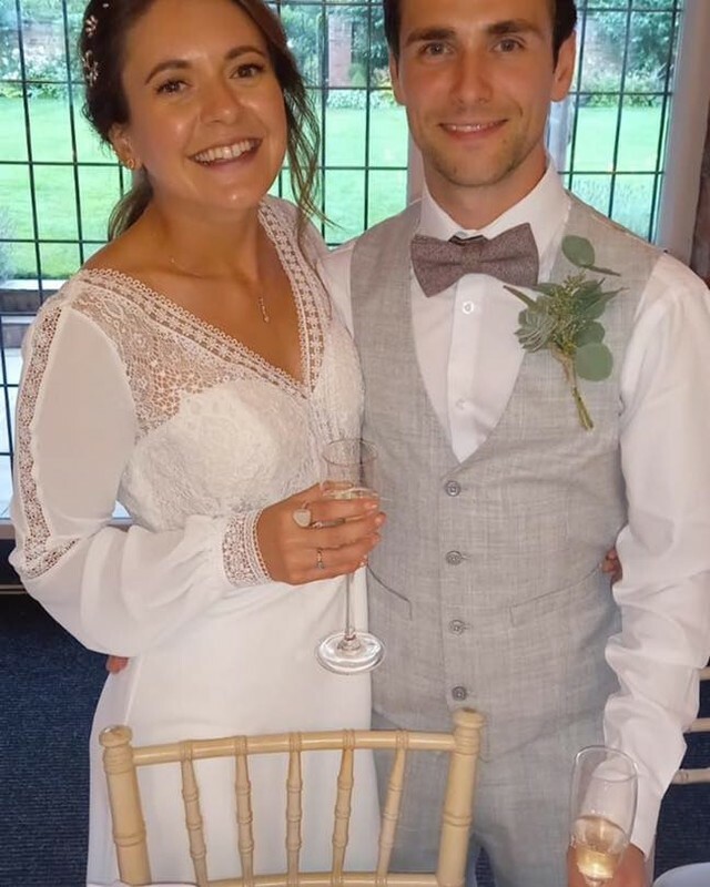 REVIEW TIME 
from our beautiful bride Katherine who married recently , looking fabulous in her Rosa Clara gown, sure you will agree 🥂

Just wanted to say a big thank you for everything.  The dress was amazing and guests were commenting on it all day.… instagr.am/p/CS9a0ibIUwh/