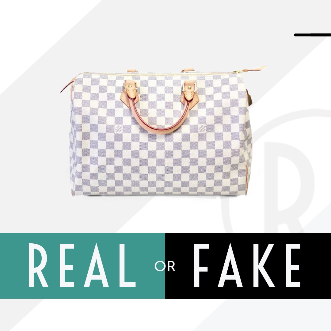 real_auth's tweet photo. Can you tell if this handbag is Real or Fake? 🧐
 
Inspect this checkered Louis Vuitton and let us know if you think this bag is the real deal, or a counterfeit purse. 
 
Comment your answers below👇
 
Answer will be revealed in a few days! 

#realauthentication #realorfake https://t.co/0ujnyKiqwS
