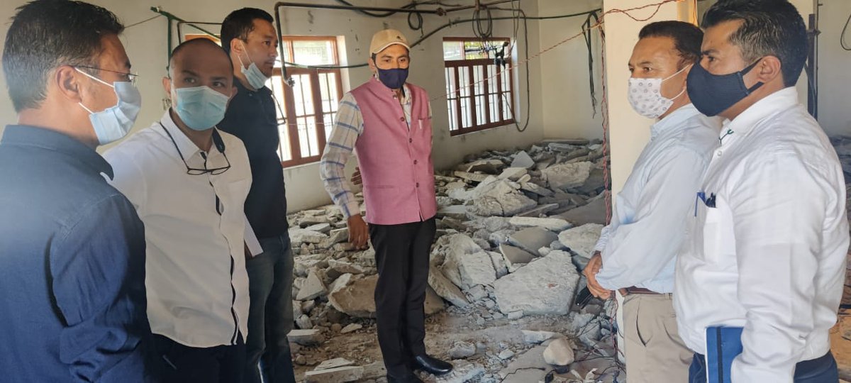 DIPR_Leh's tweet photo. Administrative Secretary, Animal Husbandry and Cooperative Department, UT Ladakh,@Ravinder_Dangi1 visited and inspected the ongoing works of operationalization of #milkpasteurization plant in Leh.
@lg_ladakh @sahuajeet @DvCom_Secretary @padmaangmo @DIPR_Kargil https://t.co/2N4IAGxJJH