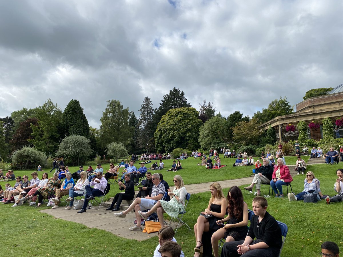 Our final Big Band gig of tour has started - what a turn out!