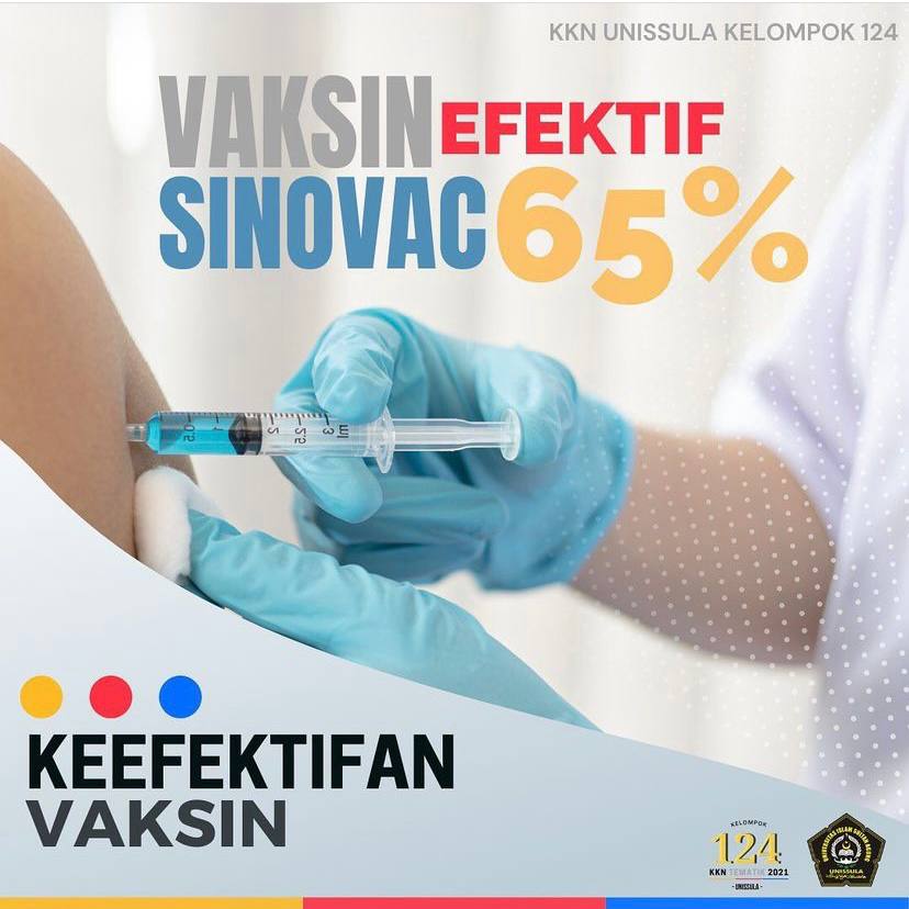 kkn_124's tweet photo. Vaksin Sinovac Tetap Efektif!
.
Tingkat efikasi Vaksin Sinovac 65,3%
melebihi syarat minimal WHO 50%
.
14 hari setelah penyuntikan vaksin mampu membentuk antibodi sebesar 99,74%
.
3 Bulan setelah penyuntikan membentuk antibodi sebesar 99,23% https://t.co/hgwpDSyMHd