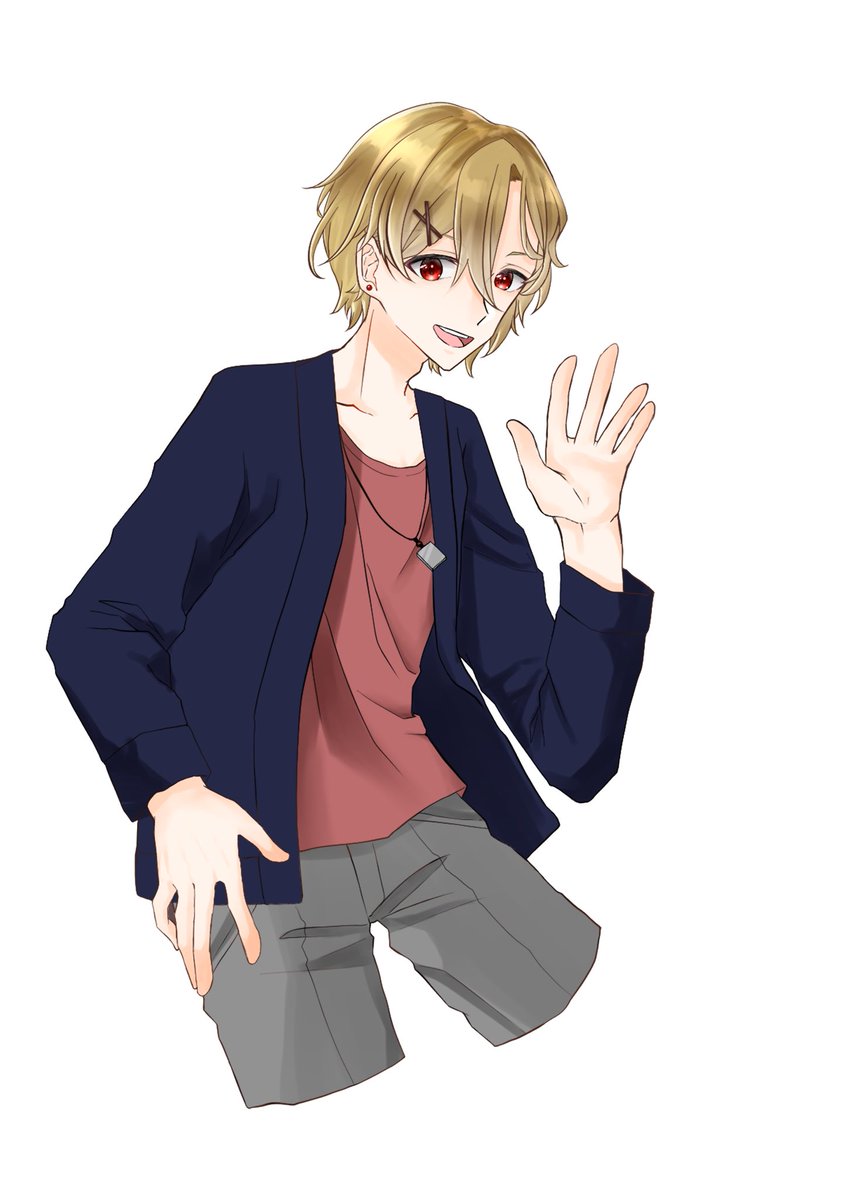ট ইট র アサノ ミズキ チャラ男が描きたかった 服のセンスが足りない 大学デビューでイメチェンした系の男子 イラスト