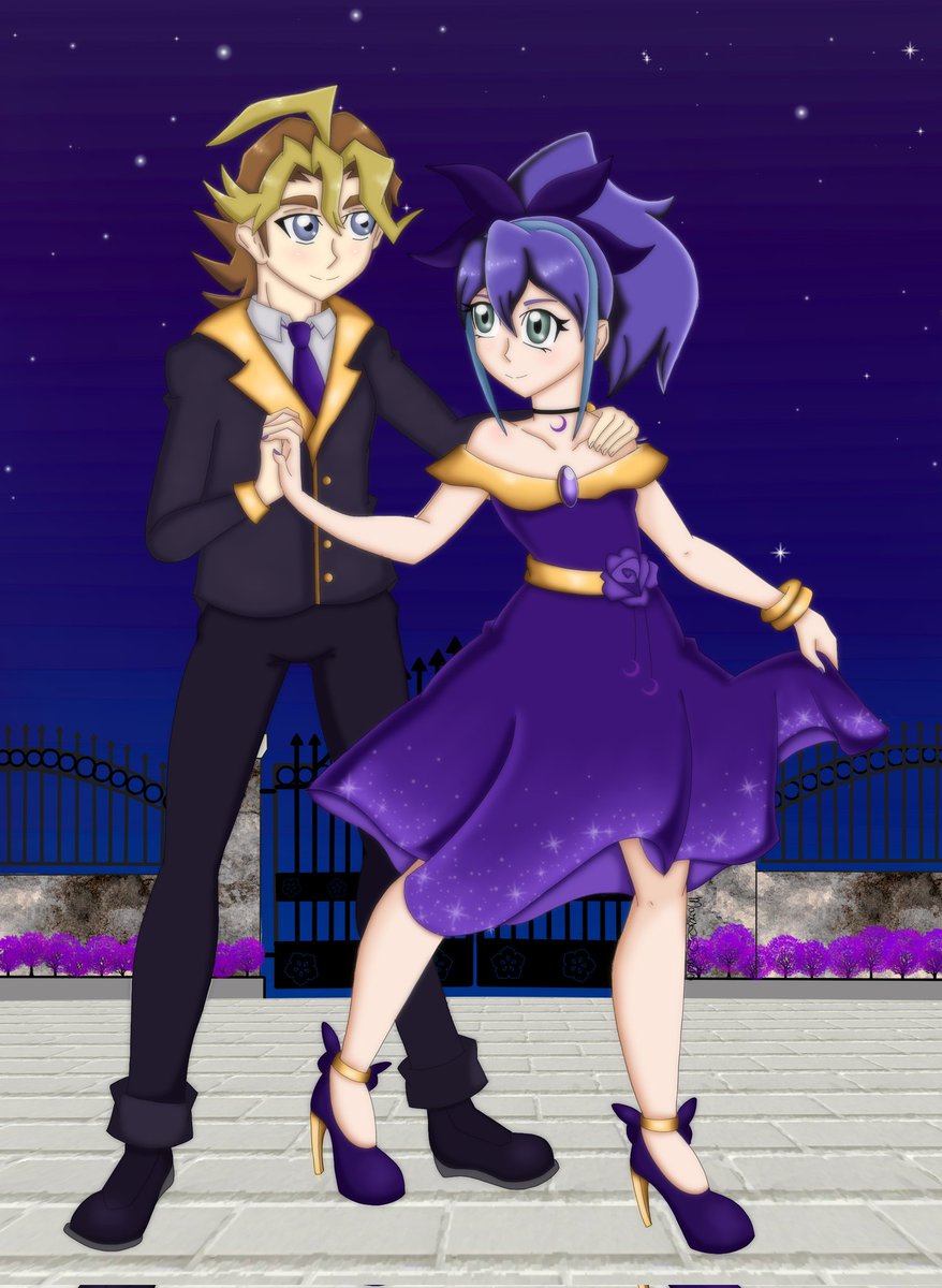 MaryTheFoxy's tweet photo. The best girl deserves only the best boy ✨🌖
#yugioharcv #遊戯王ARCV #Fanart #ShingoSawatari #沢渡シンゴ #Serena #anime #animefanart #couple https://t.co/eanGHjZOTC