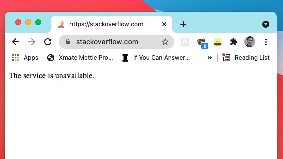 SwalahAmani's tweet image. Everybody, please keep calm... this shall too pass.

#stackoverflow #stackoverflowdown