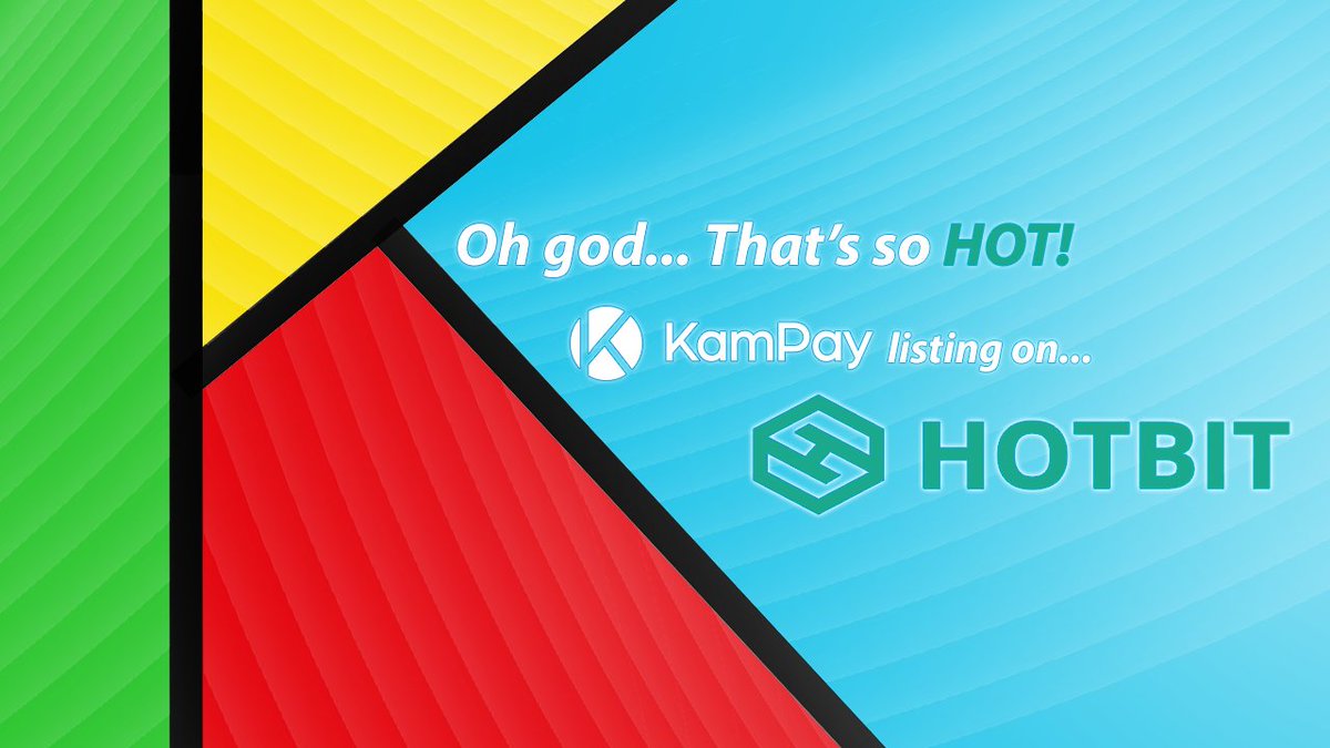 Dear KamPay Family,

KamPay is very proud to announce yet another great step in our milestones and this time with one of the greatest altcoin trading platforms. KamPay (KAMPAY) will be available to trade on HotBit.

The supported trading pair is KAMPAY/USDT.