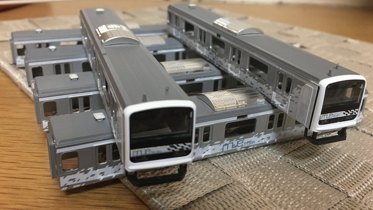 屋根改造済み TOMIX 209系在来線試験電車MUE-Trainタイプ