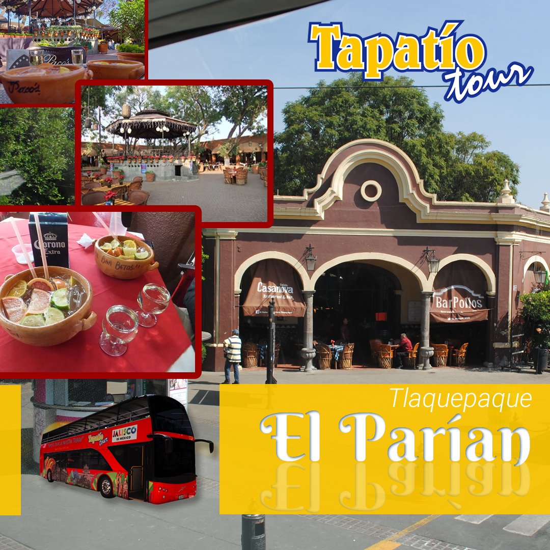 TapatioTourGdl's tweet photo. ➡️ Tlaquepaque ✅ es uno de los municipios más hermosos y con más atractivos turísticos de Jalisco

Puedes visitar el Parían y degustar una excelente comida, acompañada siempre de una refrescante Cazuela Voladora.

Compra tus boletos en línea: https://t.co/lB4RxL6Ry3 https://t.co/joo9YixGMn