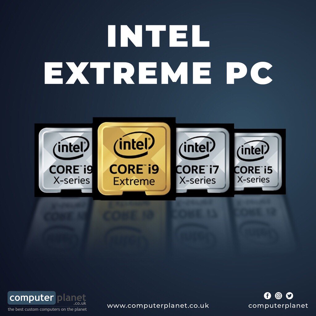 computerplanet's tweet image. Simply design your own PC from the options below. Our wizard will automatically disable any products which are not compatible with selections you’ve made so you can be sure you are selecting compatible products.
Build Your Own Intel Extreme PC👇
computerplanet.co.uk