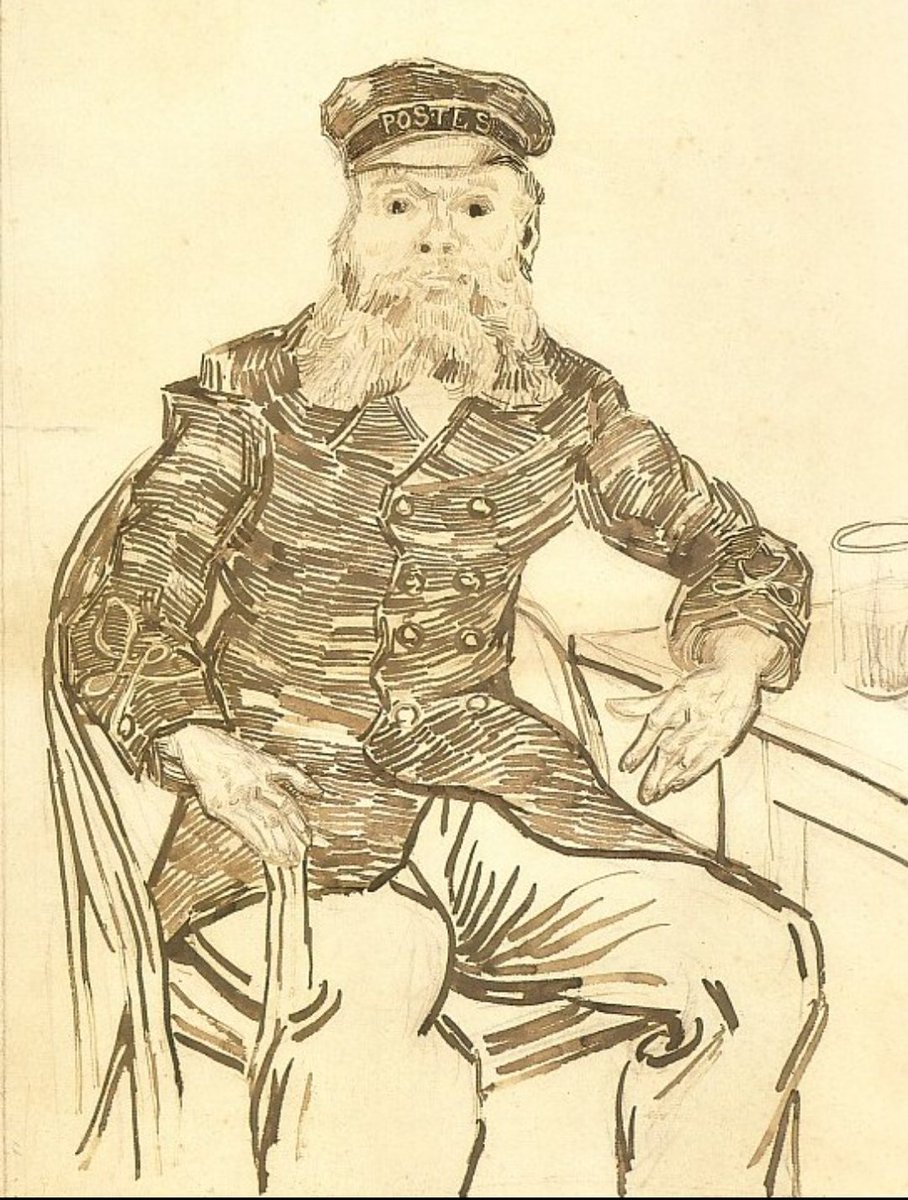 vangogh_daily's tweet photo. Joseph Roulin, il postino di Arles - Vincent van Gogh - 1888 @LACMA #arte #vangogh #WorldPhotographyDay https://t.co/h1XULrJvYT