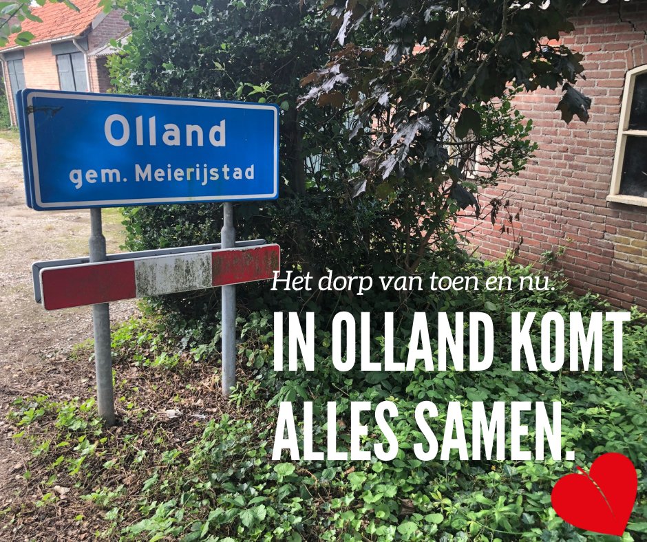 HartvSchijndel's tweet photo. Over #Olland. Waar alle Meierijstadse kleine-kernen-problemen samenkomen. En waar dat zandpad verdween: https://t.co/uSjNIfajtB https://t.co/8atOxsaBUt
