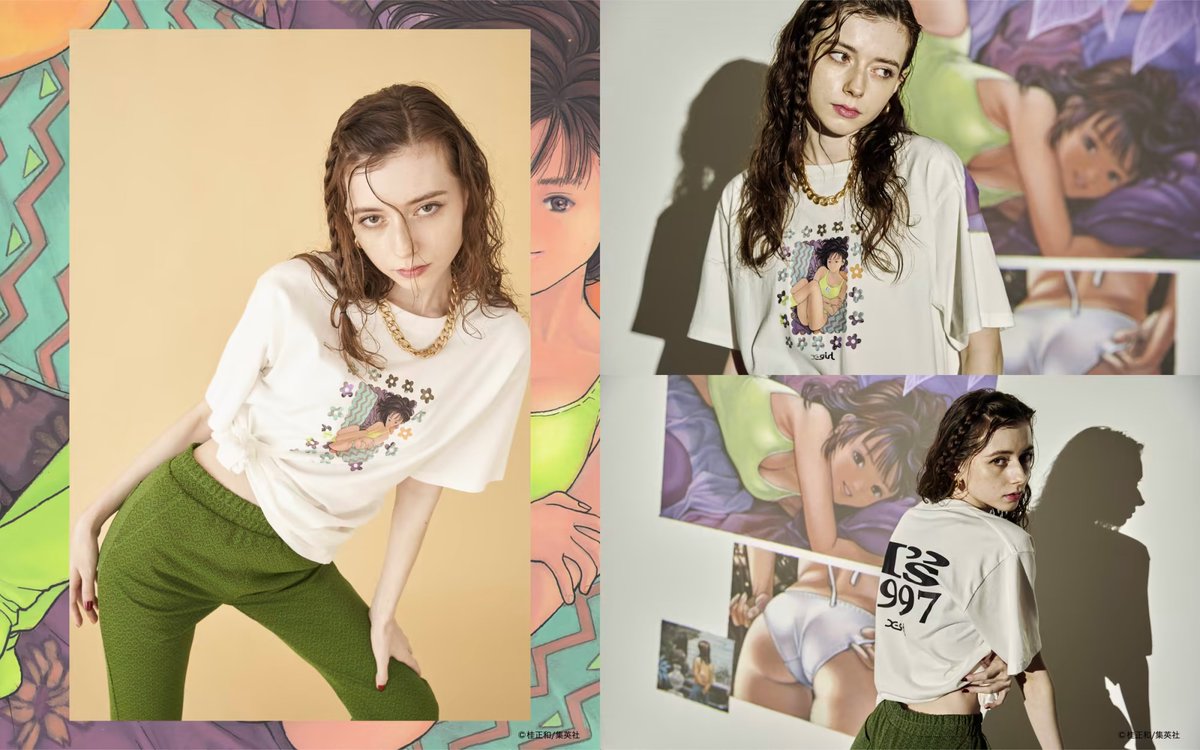 エックスガールが漫画家の桂正和とコラボ、電影少女やI”sなど90年代の