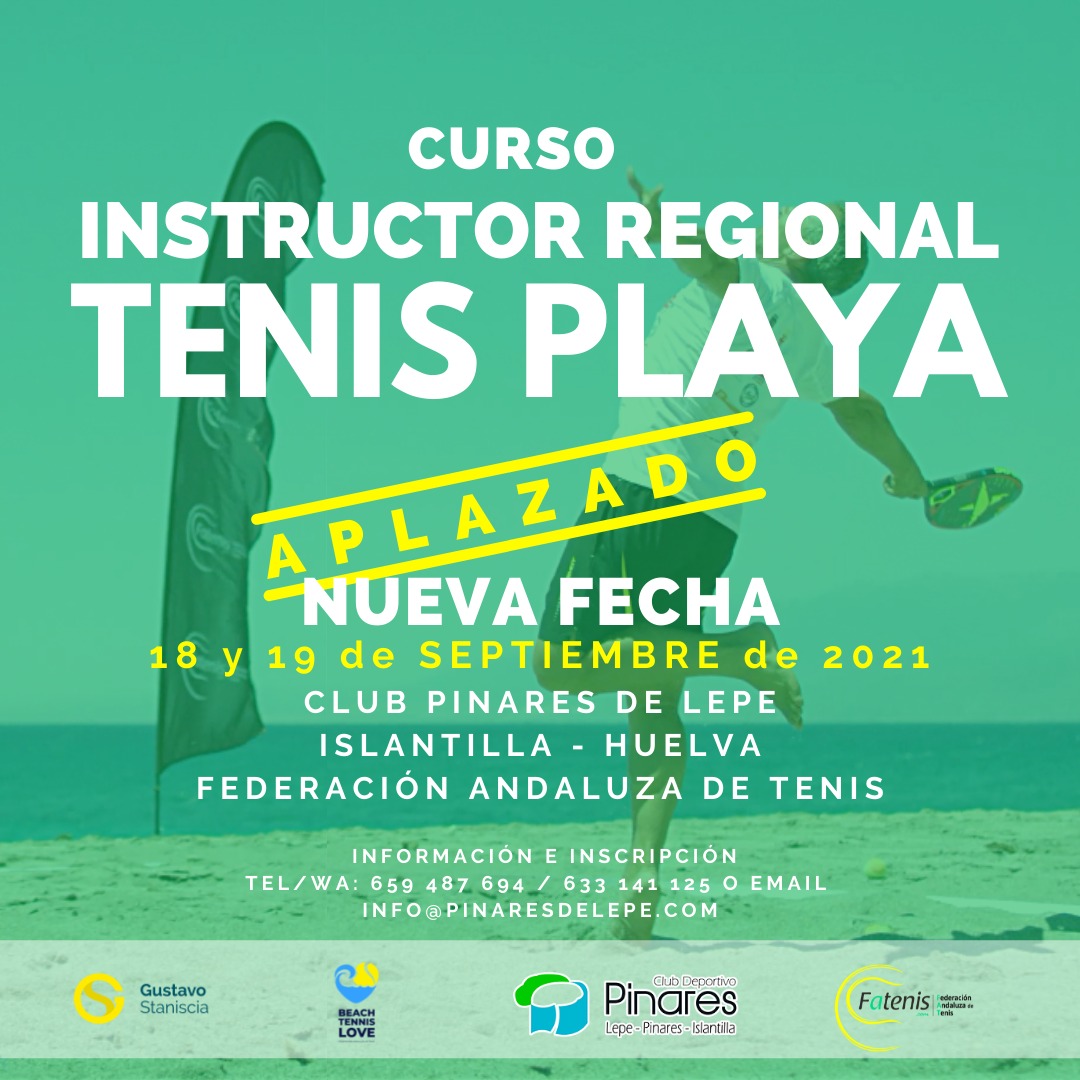 💥 ¡Nuevas fechas para el curso de Instructor Regional de Tenis Playa! ➡️ 18 y 19 de septiembre. 

Toda la información que necesitas: fatenis.com/tenisandalucia…