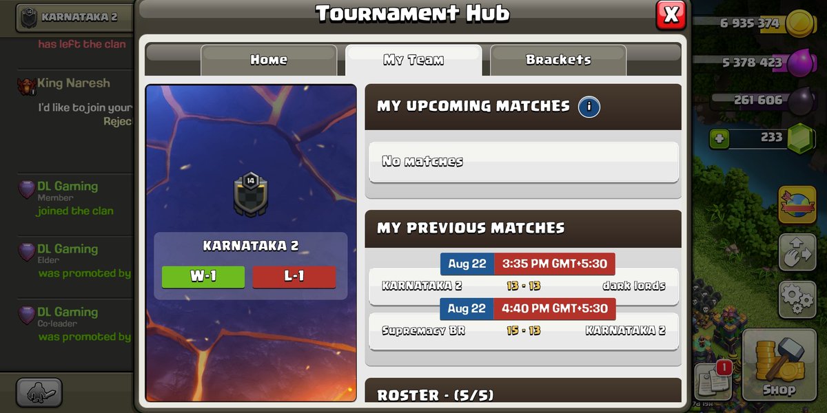 Eventful last couple of days for us. Got eliminated at top 64 in August Worlds qualifier and have now progressed into Day 2 (Top 16) of <a href="/ClashMSTRS/">ClashMSTRS</a> 

Looking forward to today's matches. GL to all playing today 🍻