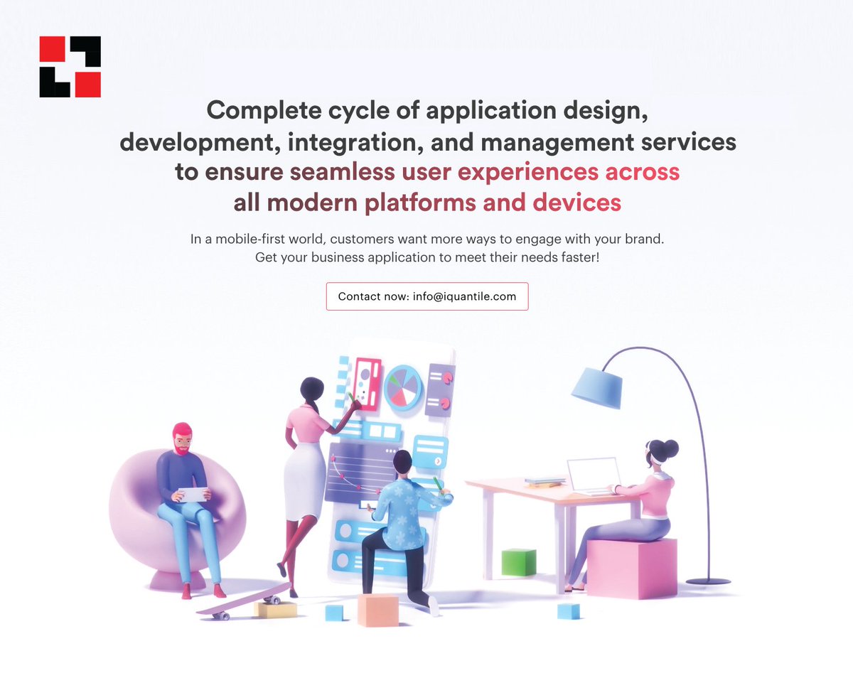 iQuantile's tweet photo. Building the future requires the #agility of action and attitude. Our extended team provides scale, experience, acceleration, and a whole lot of talent to help you rapidly create modern #apps that engage users. 

Meet us: https://t.co/IeDBdmDEMI

#impacttech #appdev #biztech #it https://t.co/GceJnJgKEM