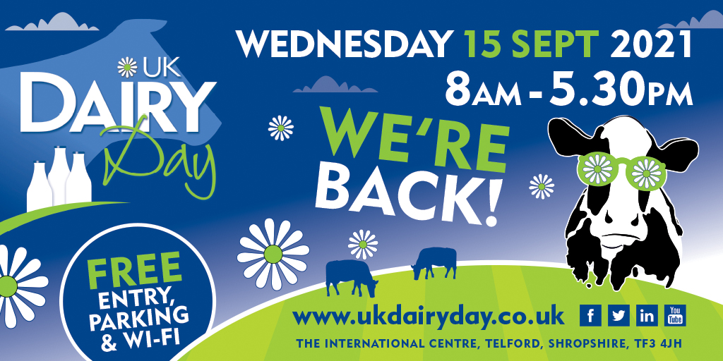 UKDairyDay's tweet photo. View the exhibitors who will be attending UK Dairy Day 2021. #DedicatedToDairy #Dairy https://t.co/r2NHVxeIFz https://t.co/sYOHt5oQcs