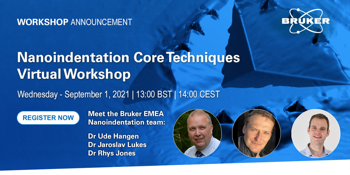 BrukerNano's tweet image. Interested in learning about the core techniques of #nanoindentation? Join us for this workshop, featuring the #Hysitron TS 77 Select, for best practices and tips &amp;amp; tricks on achieving better results! 
Register👉bit.ly/3sFu9HX

#nanomechanicaltesting #materialsscience