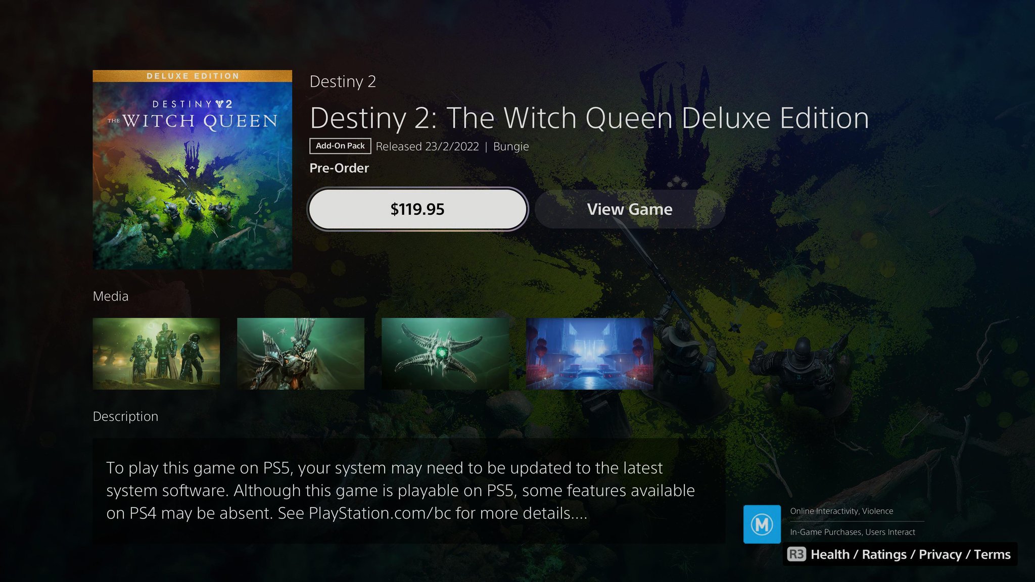 Destiny 2 deluxe edition ps4 deals
