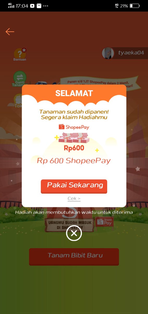 Tyaeka04's tweet photo. ayo ikutan game #Tamanshopeepay30 https://t.co/LH82iBRGRN