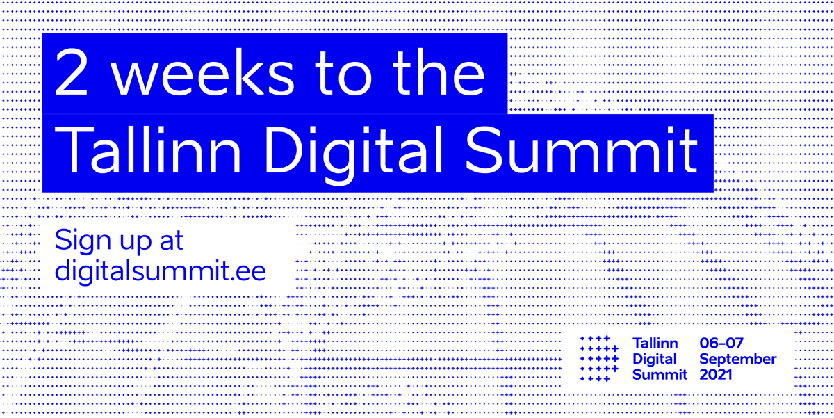 Tallinn Digital Summit 2021 is kicking off in two weeks! Sign up and join the discussion: 
digitalsummit.ee
#TDS2021