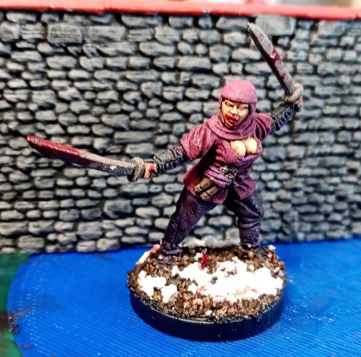 PotanCZ's tweet photo. My Ninja Assasin for Test of honour. 🇯🇵 I call her #Mileena. 😁 #warlordgamestestofhonor - #testofhonour #testofhonourminiatures #samuraiwargames #samurai #samuraiwarriors #footsoreminiatures #feudaljapan #Potanswar #paintingwarlord #warlordsoferehwon #mortalkombat https://t.co/6hNKR8PHJv