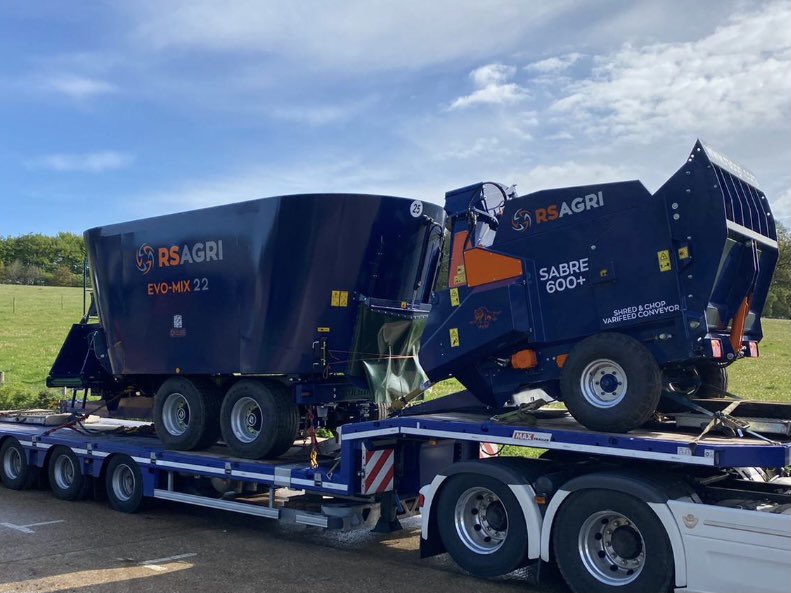 rs_agri's tweet photo. Even though we have been quiet on social media for the last couple of months, we have certainly been busy with sales and in the workshop. Here are photos of some new machines we delivered to customers last month #rsagri #dietfeeder #mixerwagon #strawchopper #cubiclebedder https://t.co/3g7ysDwn4w