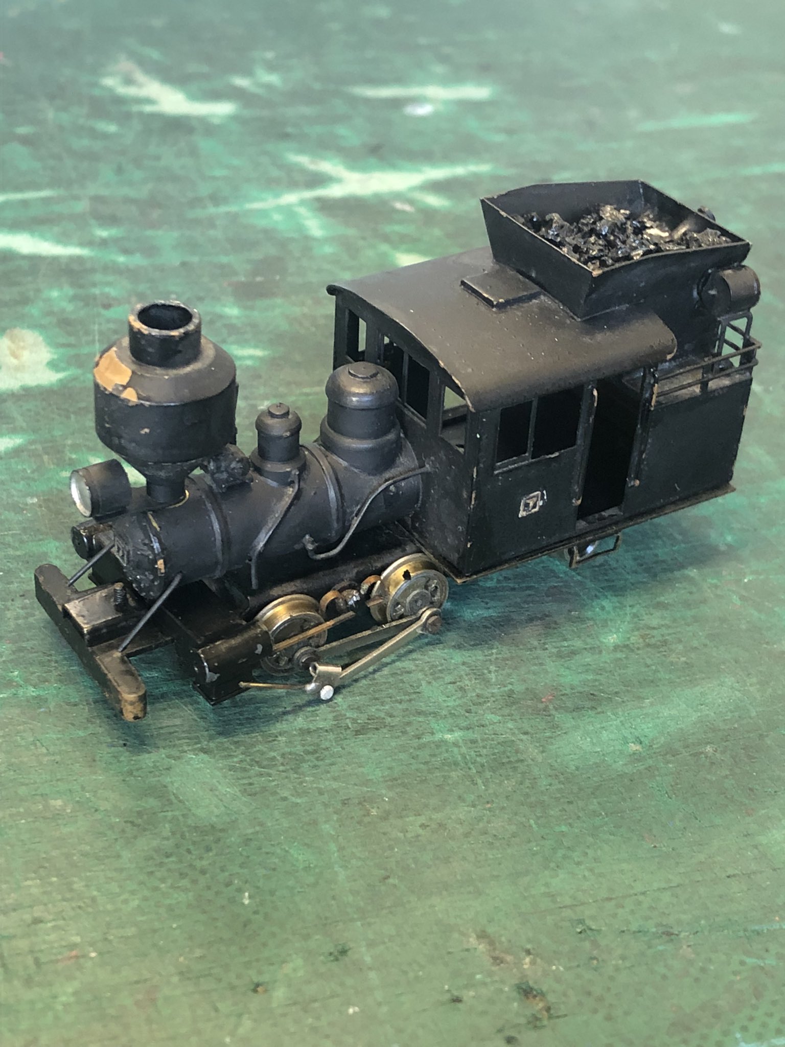 美品 鉄道模型 つぼみ堂模型店「木曽森林鉄道 機関車」 HOゲージ 箱付き