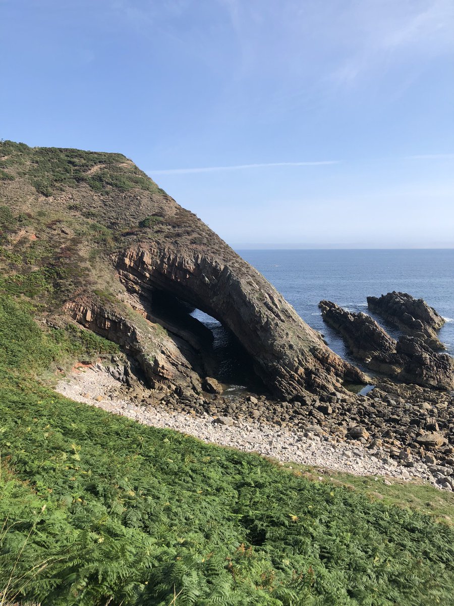 tinsellinsell's tweet photo. Another cracking Scottish 🏴󠁧󠁢󠁳󠁣󠁴󠁿 morning on the #MorayFirth high above #Cullen Bay and on our way to the #BowFiddle rock https://t.co/EYpQG3766p